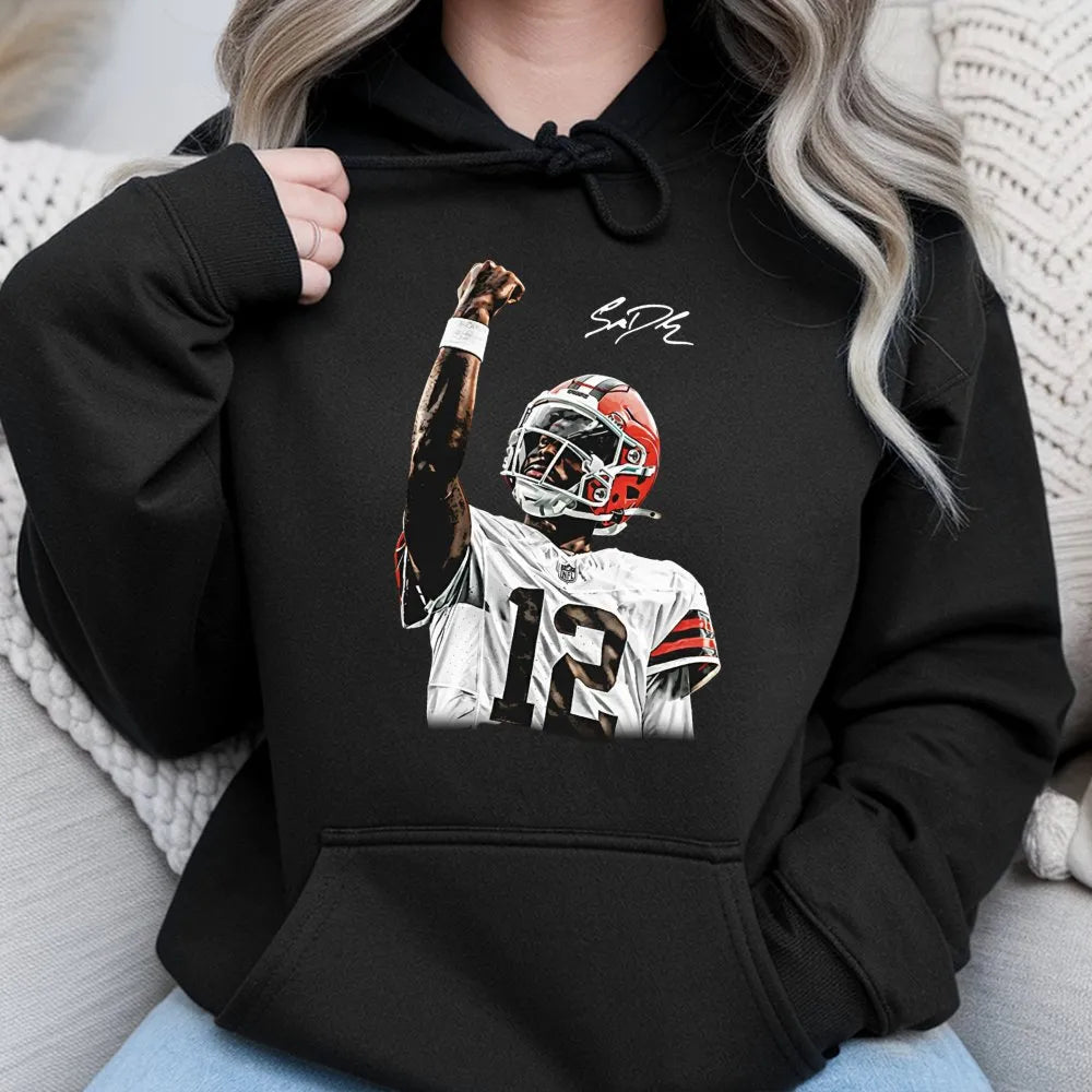 College Football Quarterback Hoodie | Shedeur Sanders Celly Design | Premium Cotton Blend | Gift for CU Buffaloes Fan