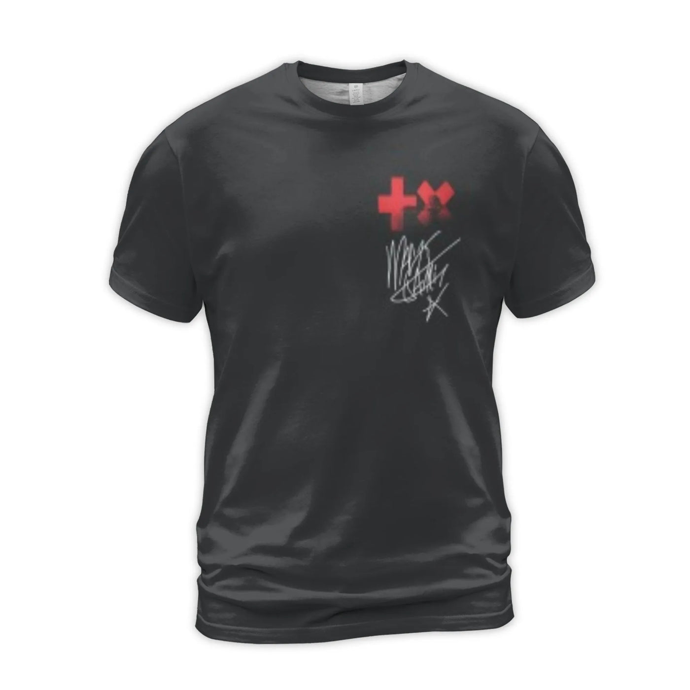 Ushuaïa Ibiza Martin Garrix Graphic T-Shirt | Plus X Red Cross Print | Premium Polyester Blend | Music Festival EDM Fan Gift