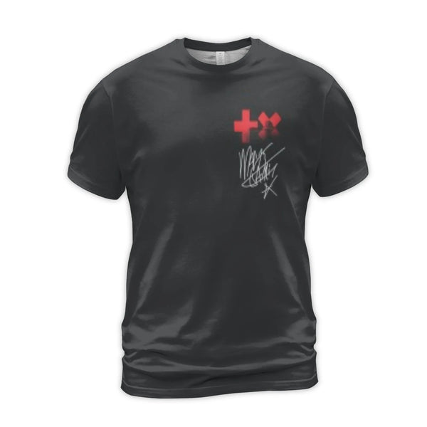 Ushuaïa Ibiza Martin Garrix Graphic T-Shirt | Plus X Red Cross Print | Premium Polyester Blend | Music Festival EDM Fan Gift