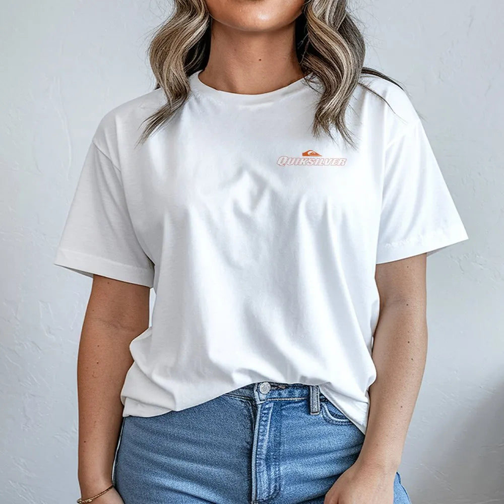 Quiksilver Logo T-Shirt | Classic Surf Style Graphic Tee | Premium 100% Cotton | Gift for Surfers