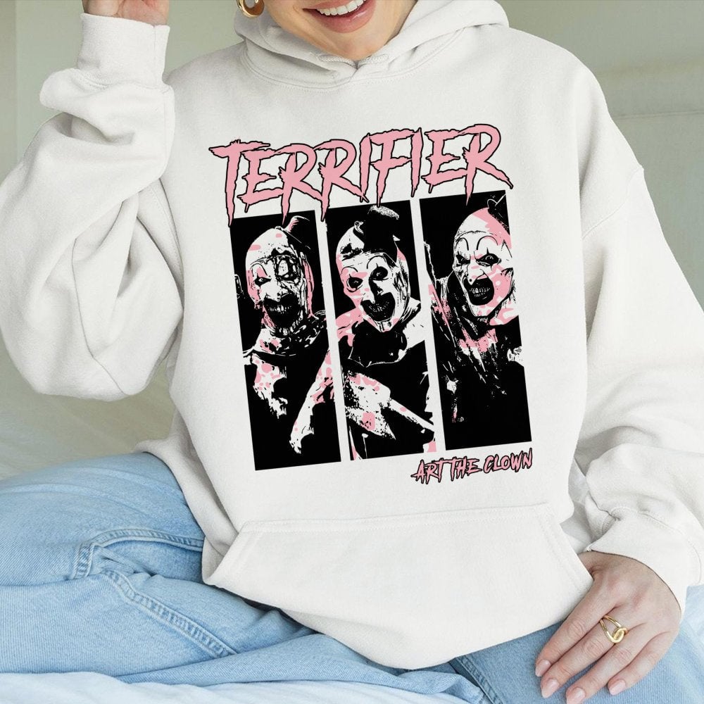 Terrifier Hoodie | Art The Clown Horror Movie Graphic | Premium Cotton Blend | Unisex Gift for Horror Fans and Slasher Movie 