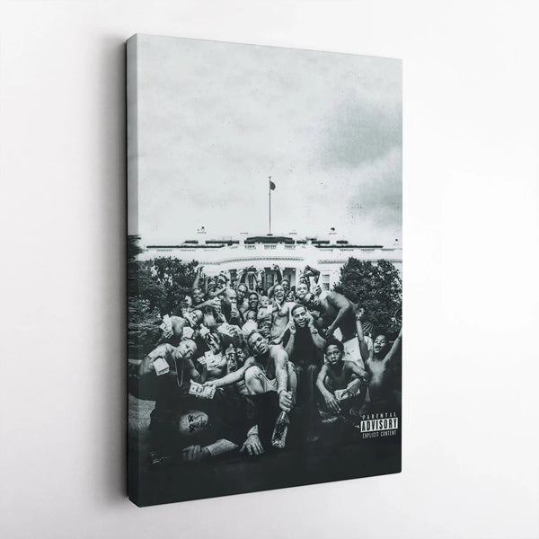 Kendrick Lamar To Pimp A Butterfly Canvas Print | Iconic Hip Hop Album Art | Premium Gallery Wrapped Wall Decor | Music Fan G