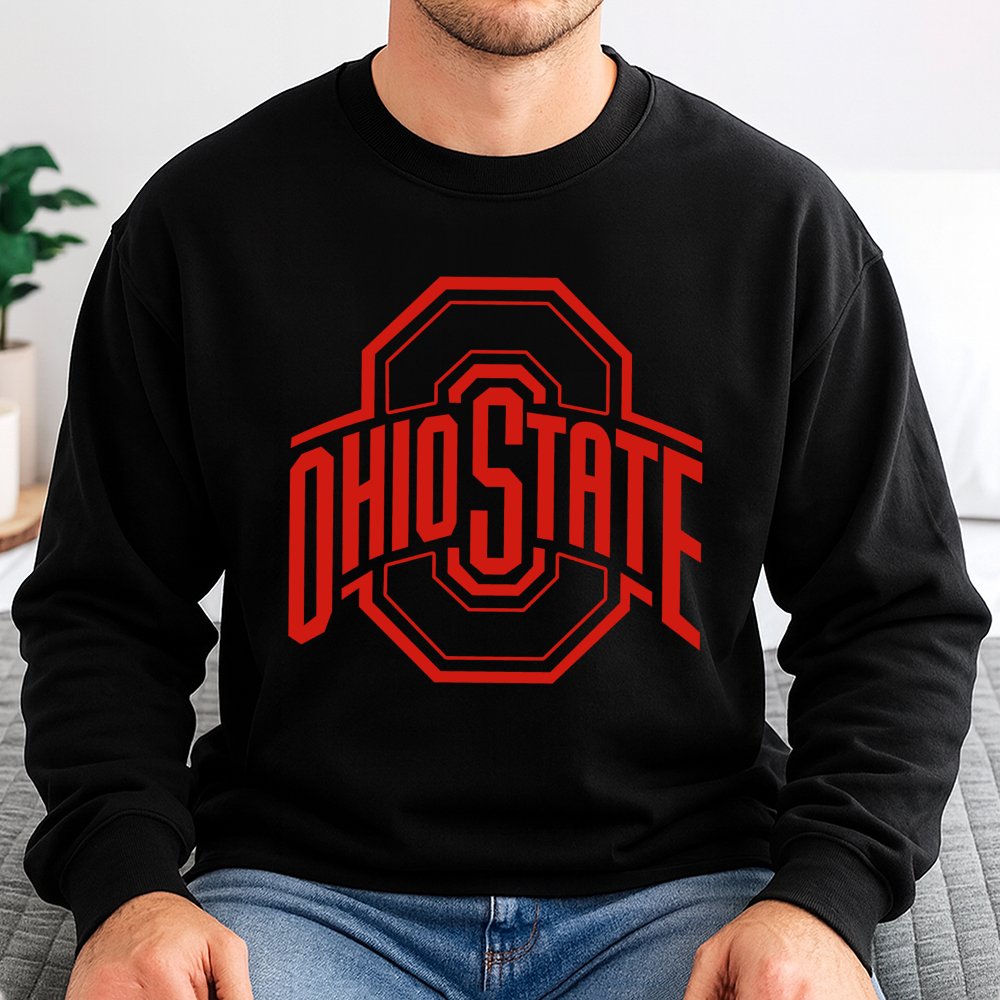 Ohio State University Crewneck Sweatshirt | Vintage Logo Graphic Design | Premium Cotton Blend | Unisex Comfort Gift for Buck
