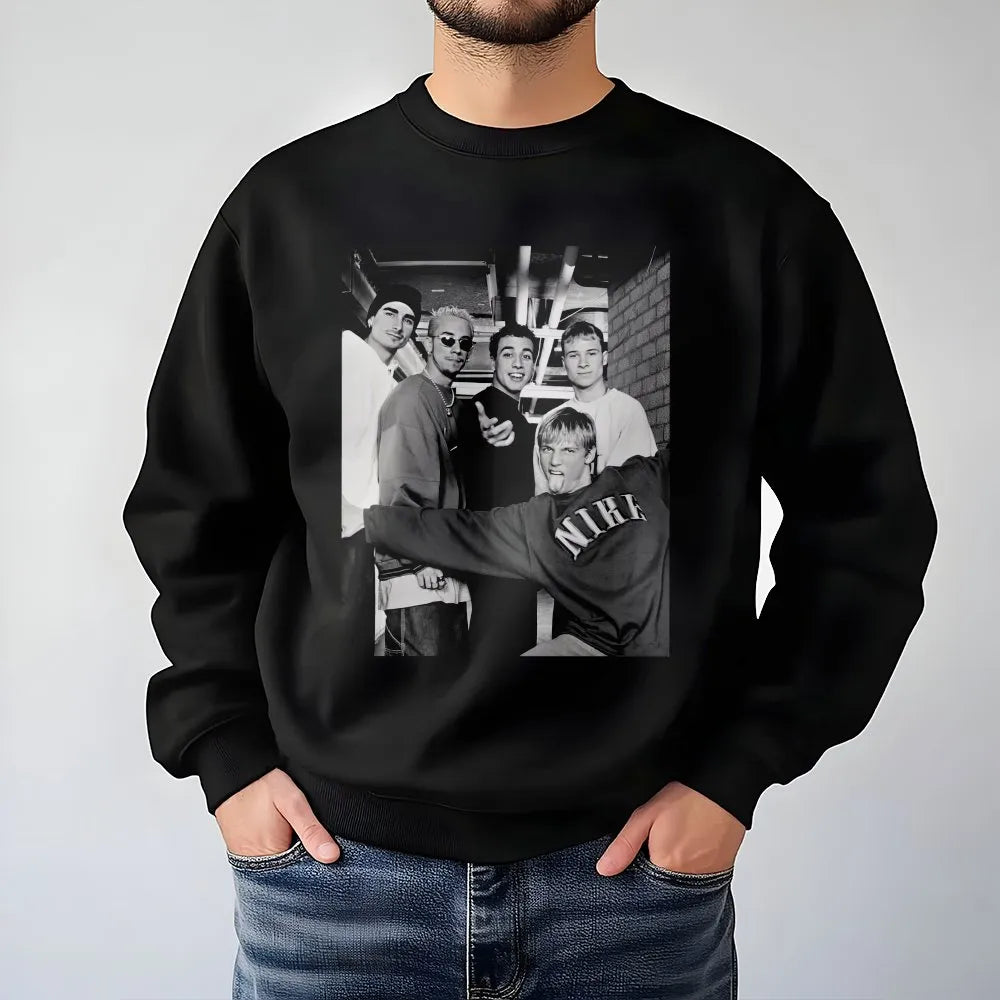 Backstreet Boys Sweatshirt | 90s Pop Music Band Graphic | Vintage Unisex Crewneck | Nostalgic Fan Apparel Gift