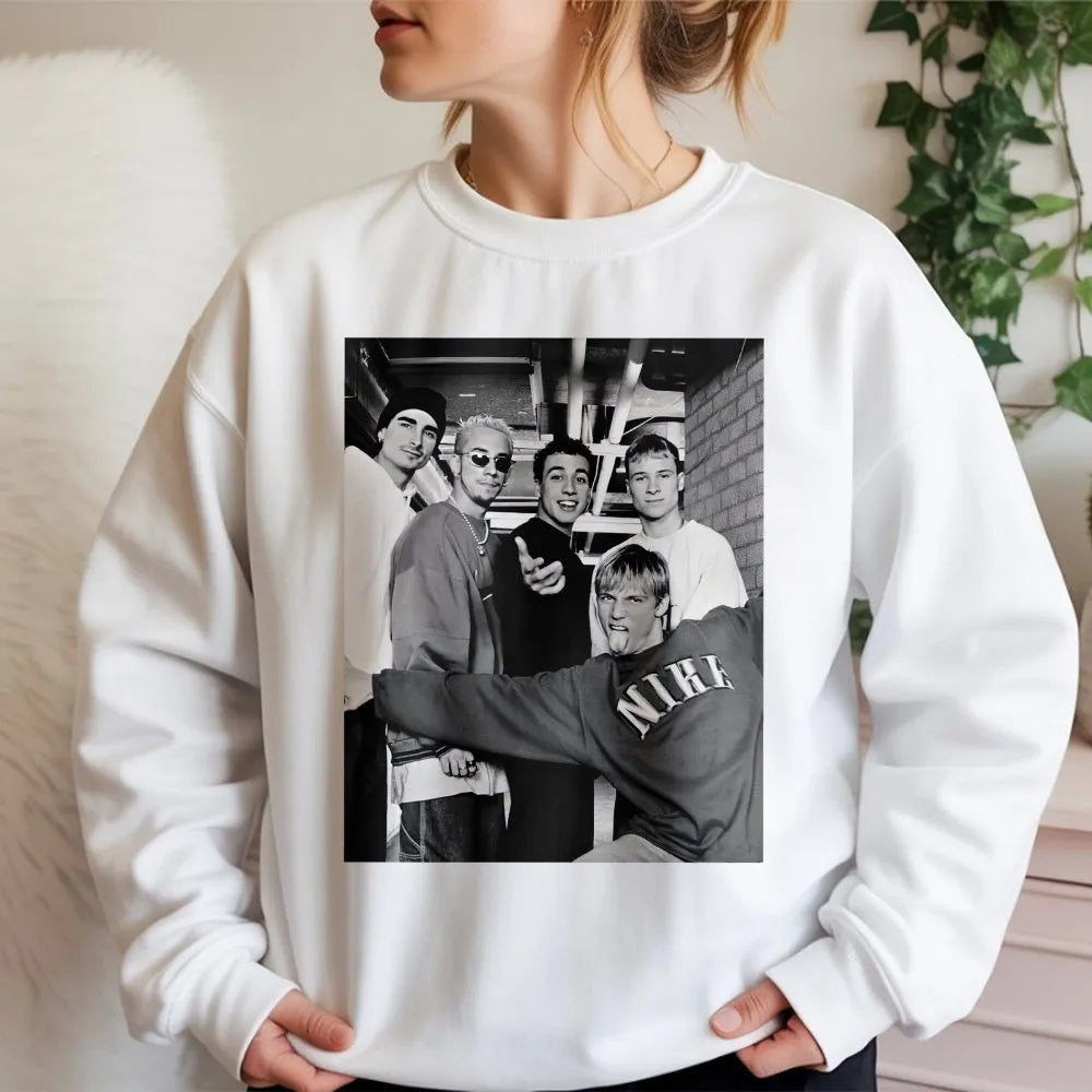 Backstreet Boys Sweatshirt | 90s Pop Music Band Graphic | Vintage Unisex Crewneck | Nostalgic Fan Apparel Gift