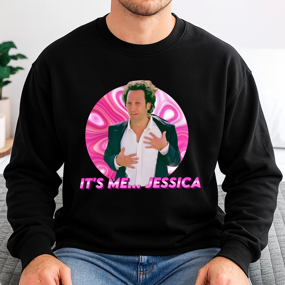It's Me Jessica Sweatshirt | The Hot Chick Movie Quote | Premium Cotton Blend Crewneck | Funny Y2K Comedy Gift For Fans