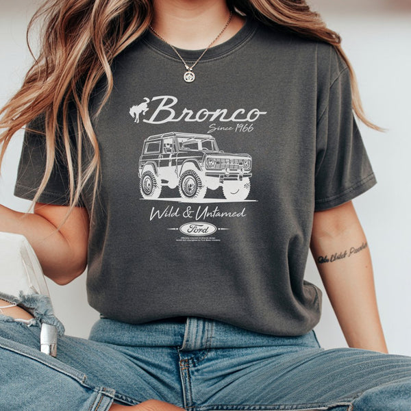 Ford Bronco T-Shirt | Vintage 1966 Classic Truck Graphic | Premium 100% Cotton Unisex Tee | Gift for Car Lovers and Off-Road 