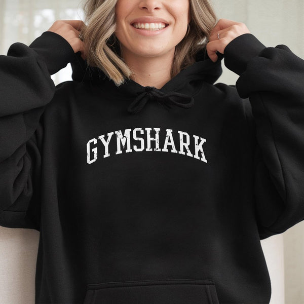 Athletic Graphic Hoodie | Varsity Style Chest Print | Cotton-Polyester Blend | Premium Unisex Pullover for Gym and Streetwear