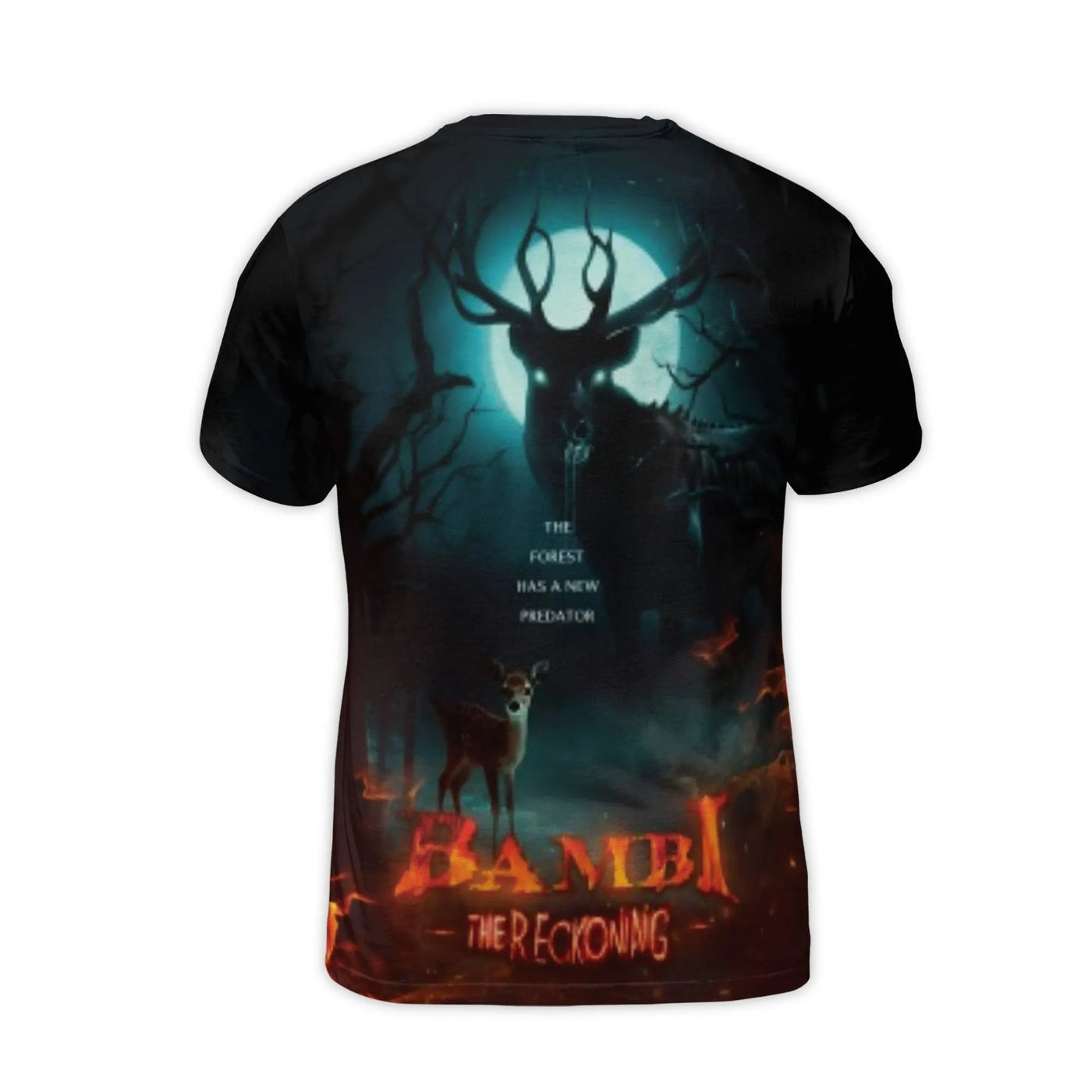 Horror Movie T-Shirt | Bambi The Reckoning Graphic Design | Premium Polyester Jersey 3D Print | Unique Gift for Horror Fans