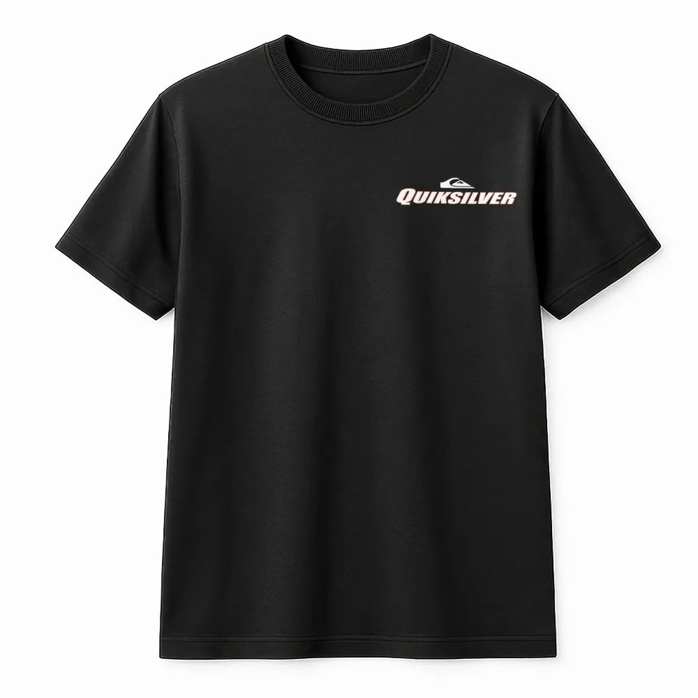 Quiksilver Logo T-Shirt | Classic Surf Style Graphic Tee | Premium 100% Cotton | Gift for Surfers