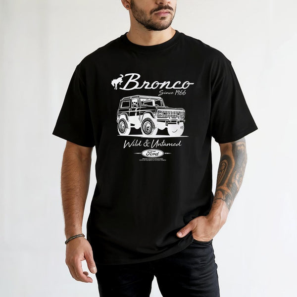 Ford Bronco T-Shirt | Vintage 1966 Classic Truck Graphic | Premium 100% Cotton Unisex Tee | Gift for Car Lovers and Off-Road 