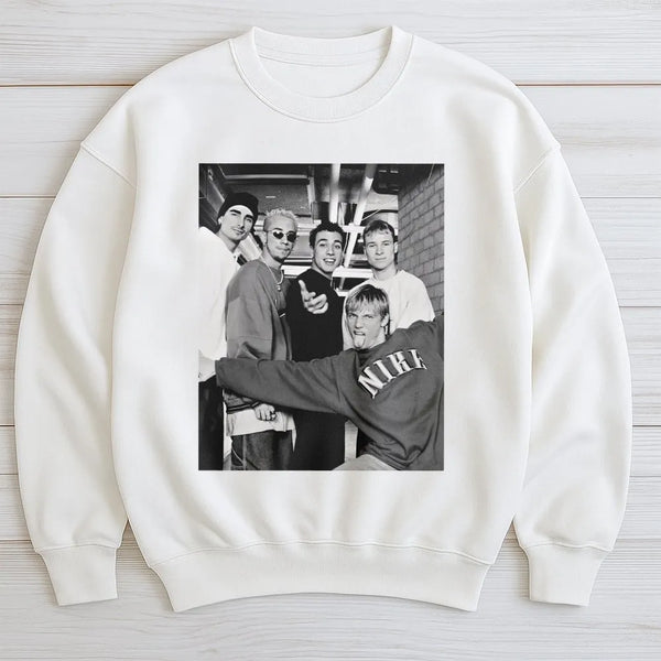 Backstreet Boys Sweatshirt | 90s Pop Music Band Graphic | Vintage Unisex Crewneck | Nostalgic Fan Apparel Gift